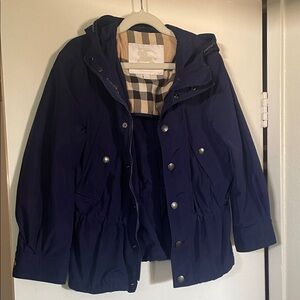 Burberry Children hooded rain coat